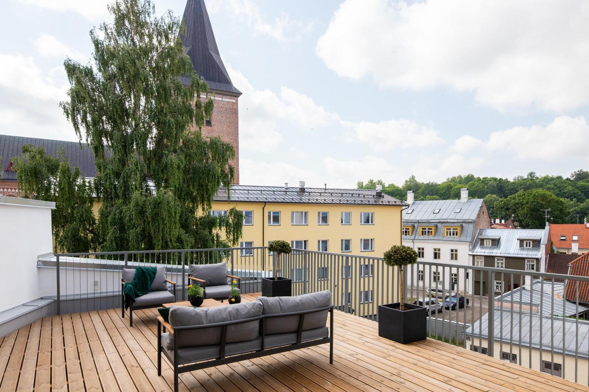 Tempus Te Premium Duo Lofts Tartu - Private Cinema, Gym And Terrace Apartment Exterior photo